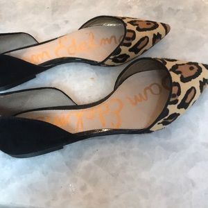 Leopard D'orsay Flats